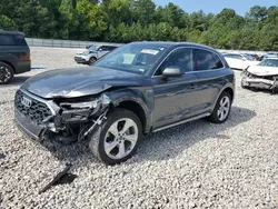 Salvage cars for sale at Ellenwood, GA auction: 2022 Audi Q5 Premium Plus 45