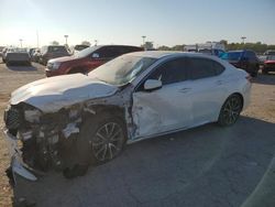 Salvage cars for sale at Indianapolis, IN auction: 2018 Acura TLX Tech