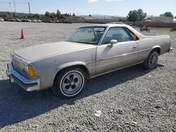 Chevrolet salvage cars for sale: 1980 Chevrolet EL Camino