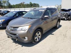 Salvage cars for sale at Spartanburg, SC auction: 2015 Toyota Rav4 XLE