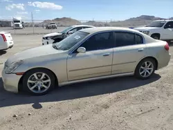 Salvage cars for sale at North Las Vegas, NV auction: 2005 Infiniti G35