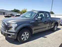 Salvage cars for sale at Sacramento, CA auction: 2017 Ford F150 Super Cab