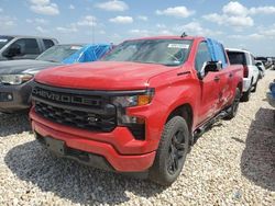 Salvage cars for sale at Taylor, TX auction: 2024 Chevrolet Silverado C1500 Custom