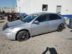 Salvage cars for sale at Farr West, UT auction: 2003 Honda Accord EX