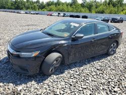 Salvage cars for sale at Windham, ME auction: 2019 Honda Insight LX