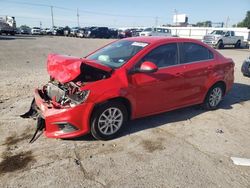 Salvage cars for sale at Oklahoma City, OK auction: 2018 Chevrolet Sonic LT