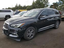 Salvage cars for sale at Denver, CO auction: 2017 Infiniti QX60