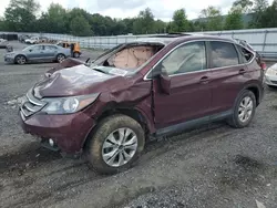 Salvage cars for sale at Grantville, PA auction: 2013 Honda CR-V EX