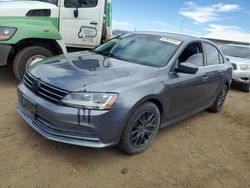 Salvage cars for sale at Brighton, CO auction: 2017 Volkswagen Jetta S