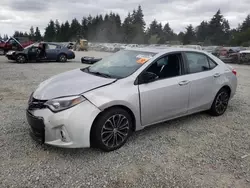 Salvage cars for sale at Graham, WA auction: 2015 Toyota Corolla L