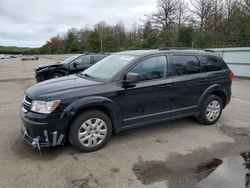 Salvage cars for sale at Brookhaven, NY auction: 2018 Dodge Journey SE