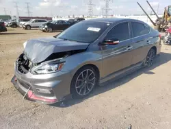 Salvage cars for sale at Elgin, IL auction: 2018 Nissan Sentra SR Turbo