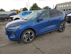 Salvage cars for sale at Littleton, CO auction: 2023 Ford Escape ST Line Elite