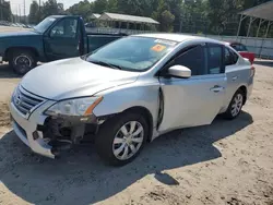 Salvage cars for sale at Savannah, GA auction: 2014 Nissan Sentra S