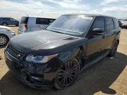 Salvage cars for sale at Brighton, CO auction: 2017 Land Rover Range Rover Sport SC