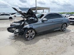 Salvage cars for sale at West Palm Beach, FL auction: 2019 Mercedes-Benz C300