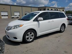 Salvage cars for sale at Wilmer, TX auction: 2017 Toyota Sienna LE