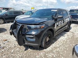 Salvage cars for sale at Cahokia Heights, IL auction: 2022 Ford Explorer Police Interceptor