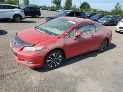 Salvage cars for sale at Montreal Est, QC auction: 2013 Honda Civic LX