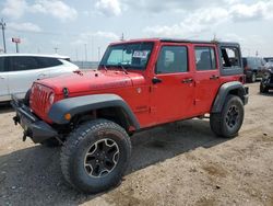 Salvage cars for sale at Greenwood, NE auction: 2016 Jeep Wrangler Unlimited Sport