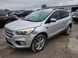 Salvage cars for sale at Kansas City, KS auction: 2017 Ford Escape SE