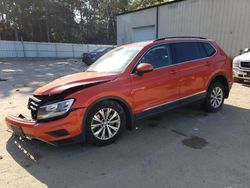 Volkswagen salvage cars for sale: 2018 Volkswagen Tiguan SE