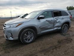 Salvage cars for sale at Greenwood, NE auction: 2019 Toyota Highlander SE