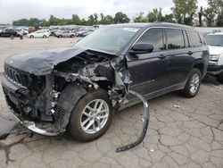 Salvage cars for sale at Bridgeton, MO auction: 2022 Jeep Grand Cherokee L Laredo