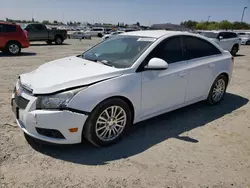 Salvage cars for sale at Sacramento, CA auction: 2013 Chevrolet Cruze ECO