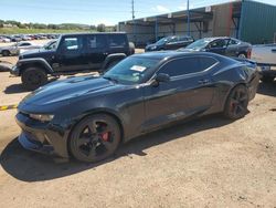 Salvage cars for sale at Colorado Springs, CO auction: 2017 Chevrolet Camaro LT