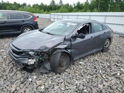 Salvage cars for sale at Windham, ME auction: 2019 Honda Civic LX