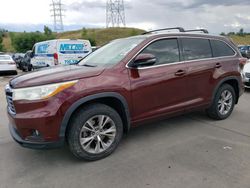 Toyota salvage cars for sale: 2014 Toyota Highlander XLE