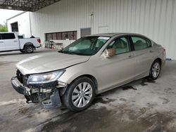 Salvage cars for sale at Gaston, SC auction: 2013 Honda Accord EXL