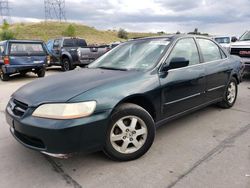 Honda salvage cars for sale: 2000 Honda Accord SE