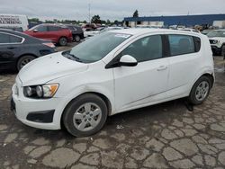 Salvage cars for sale at Woodhaven, MI auction: 2015 Chevrolet Sonic LS