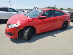 Honda salvage cars for sale: 2016 Honda Civic LX