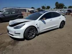 Salvage cars for sale at San Diego, CA auction: 2019 Tesla Model 3