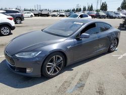 Salvage cars for sale from Copart Rancho Cucamonga, CA: 2016 Tesla Model S