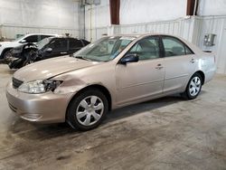 Carros salvage para piezas a la venta en subasta: 2002 Toyota Camry LE