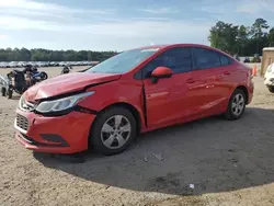 2016 Chevrolet Cruze LS en venta en Harleyville, SC