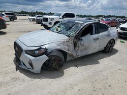 Salvage cars for sale at Arcadia, FL auction: 2021 Genesis G70 Prestige