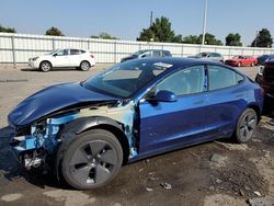 Salvage cars for sale at Littleton, CO auction: 2023 Tesla Model 3