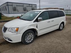 Salvage cars for sale from Copart Bismarck, ND: 2013 Chrysler Town & Country Limited