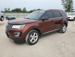 Salvage cars for sale at Kansas City, KS auction: 2016 Ford Explorer XLT