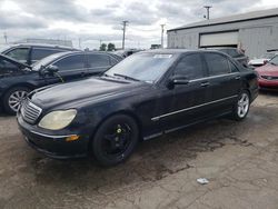 Salvage cars for sale at Chicago Heights, IL auction: 2002 Mercedes-Benz S 600