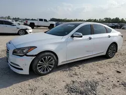 Salvage cars for sale at Houston, TX auction: 2016 Hyundai Genesis 3.8L