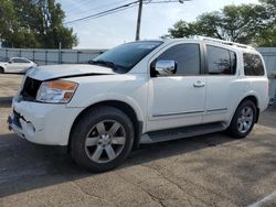 Salvage cars for sale at Moraine, OH auction: 2012 Nissan Armada SV