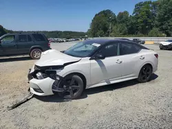 Nissan salvage cars for sale: 2022 Nissan Sentra SR