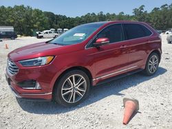 Salvage cars for sale at Houston, TX auction: 2019 Ford Edge Titanium