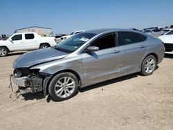 Salvage cars for sale at Amarillo, TX auction: 2015 Chrysler 200 Limited